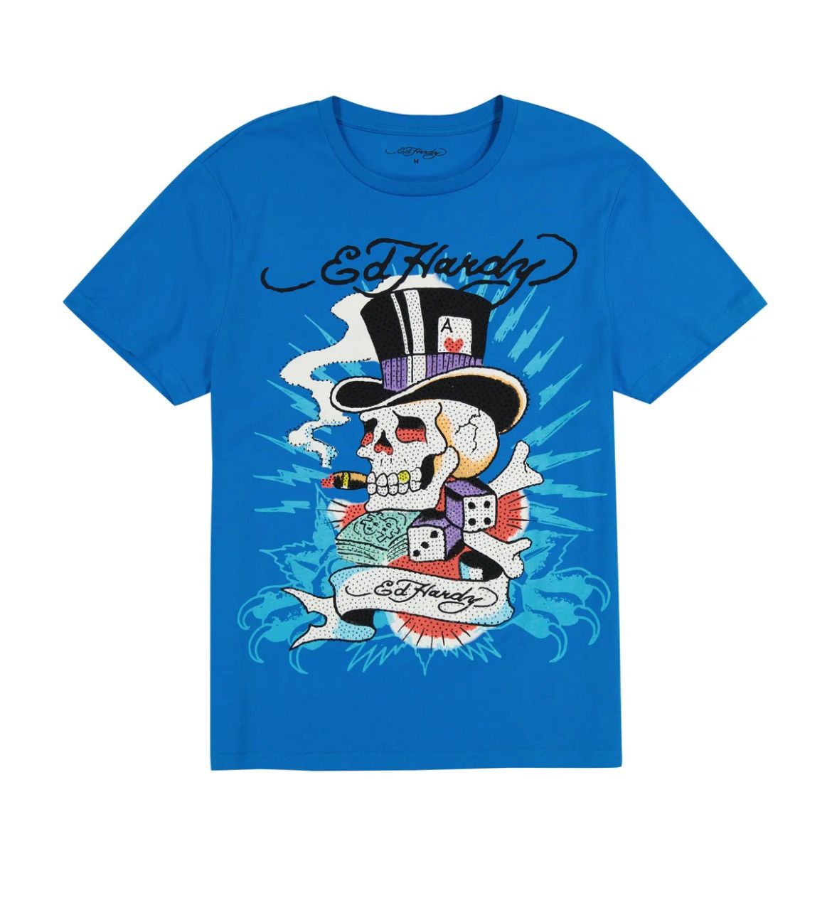 Ed Hardy RHINESTONE SKULL HAT TEE M Size US M / EU 48-50 / 2 - 1 Thumbnail
