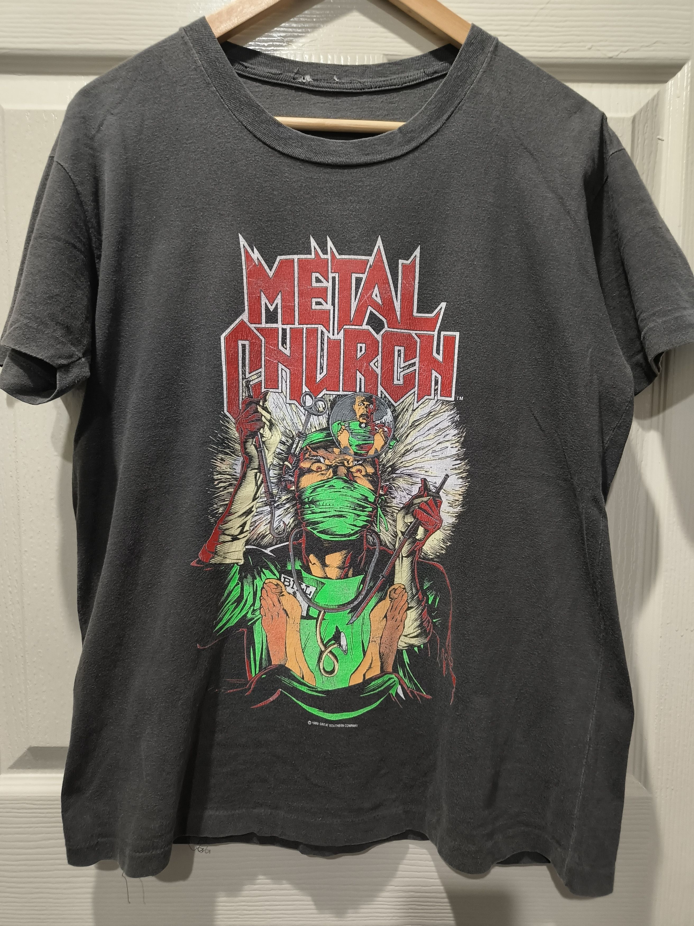 Other Vintage 80s Metal church (Fake healer) shirt Size US L / EU 52-54 / 3 - 1 Thumbnail