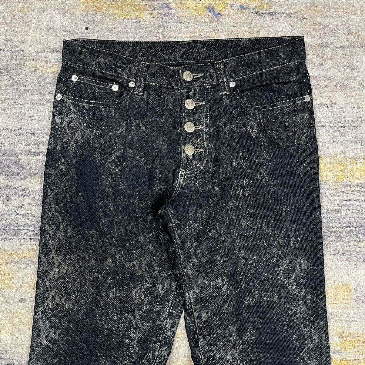 Tornado Mart 00s Tornado mart phyton snake skin flared pants vkei style Size US 30 / EU 46 - 4 Thumbnail
