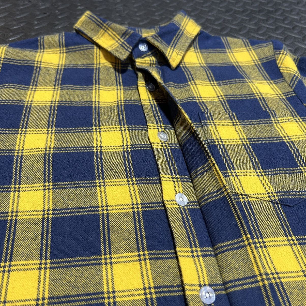 Killion Killion Flannel Shirt Plaid Button Down Men’s Small Yellow Size US S / EU 44-46 / 1 - 5 Thumbnail