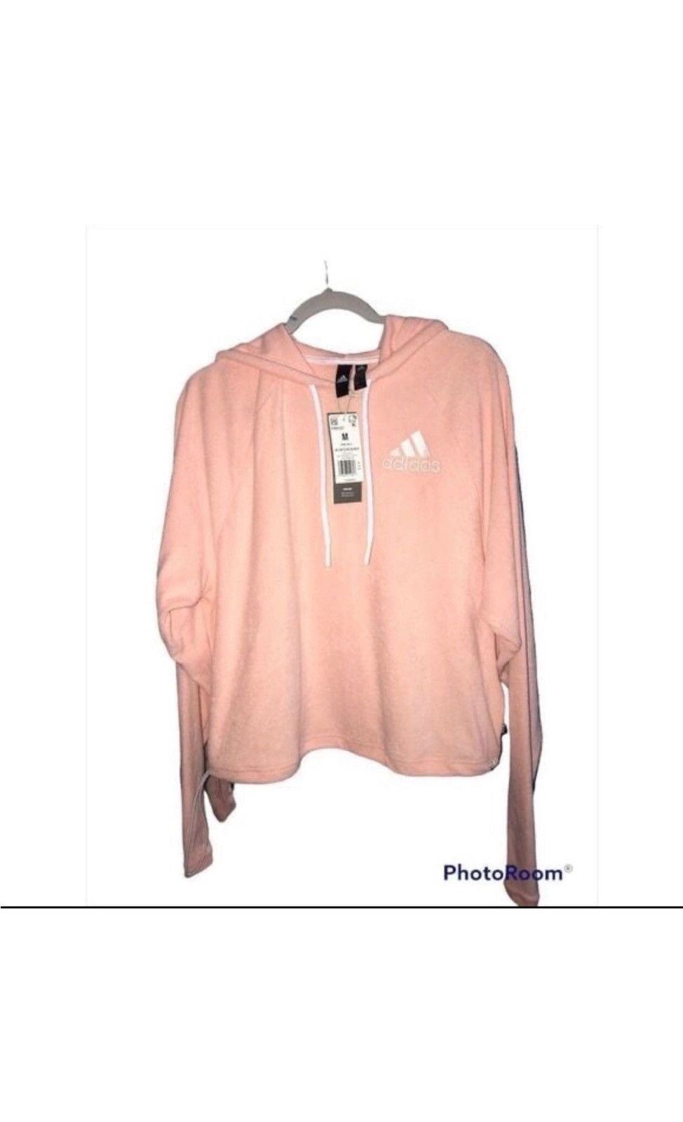 Adidas NWT Adidas Women’s Hazcor & Whtmel Coral/White Hoodie Size M Size M / US 6-8 / IT 42-44 - 5 Thumbnail