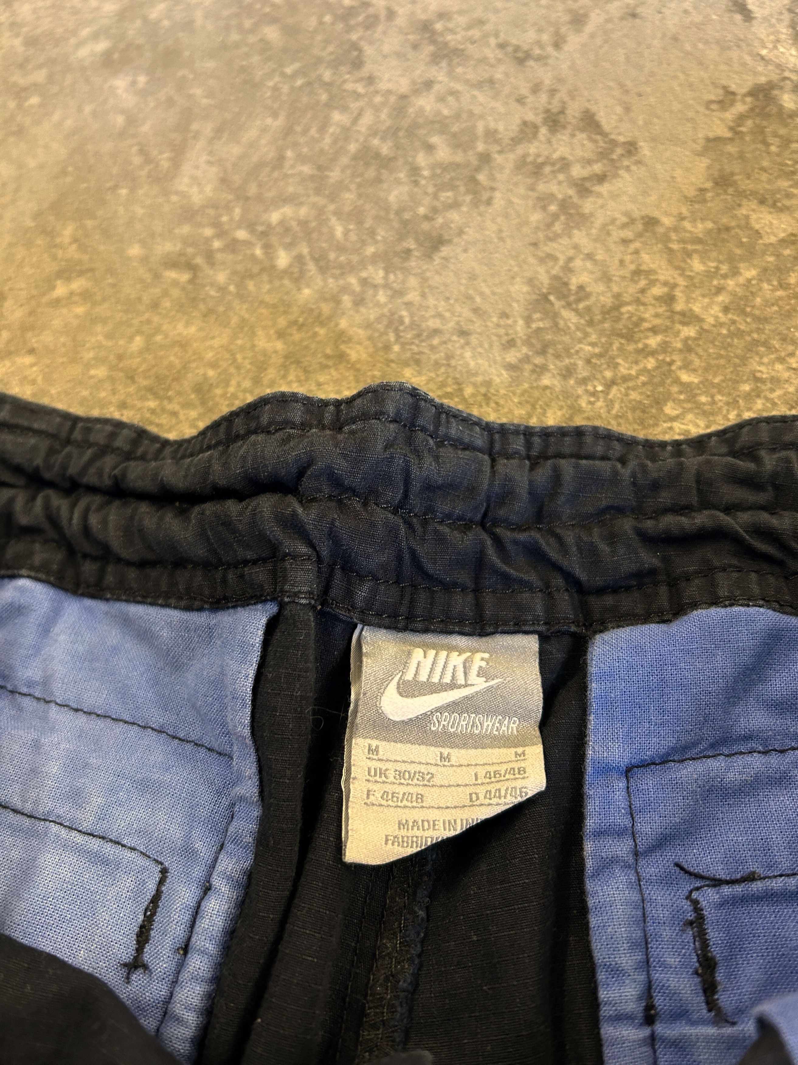 Nike Vintage Balenciaga Style Nike Big Logo Cargo Shorts y2k 90's Size US 32 / EU 48 - 8 Thumbnail