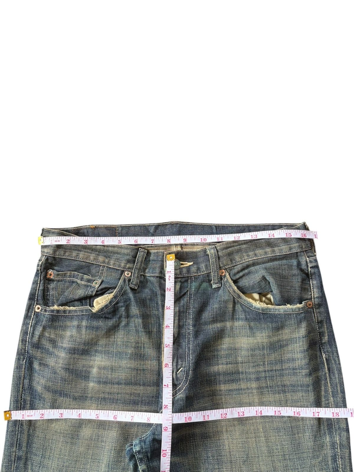 Levi's Vintage 90s Levis 517 Mud Wash Distressed Flare Jeans Size US 33 - 7 Thumbnail