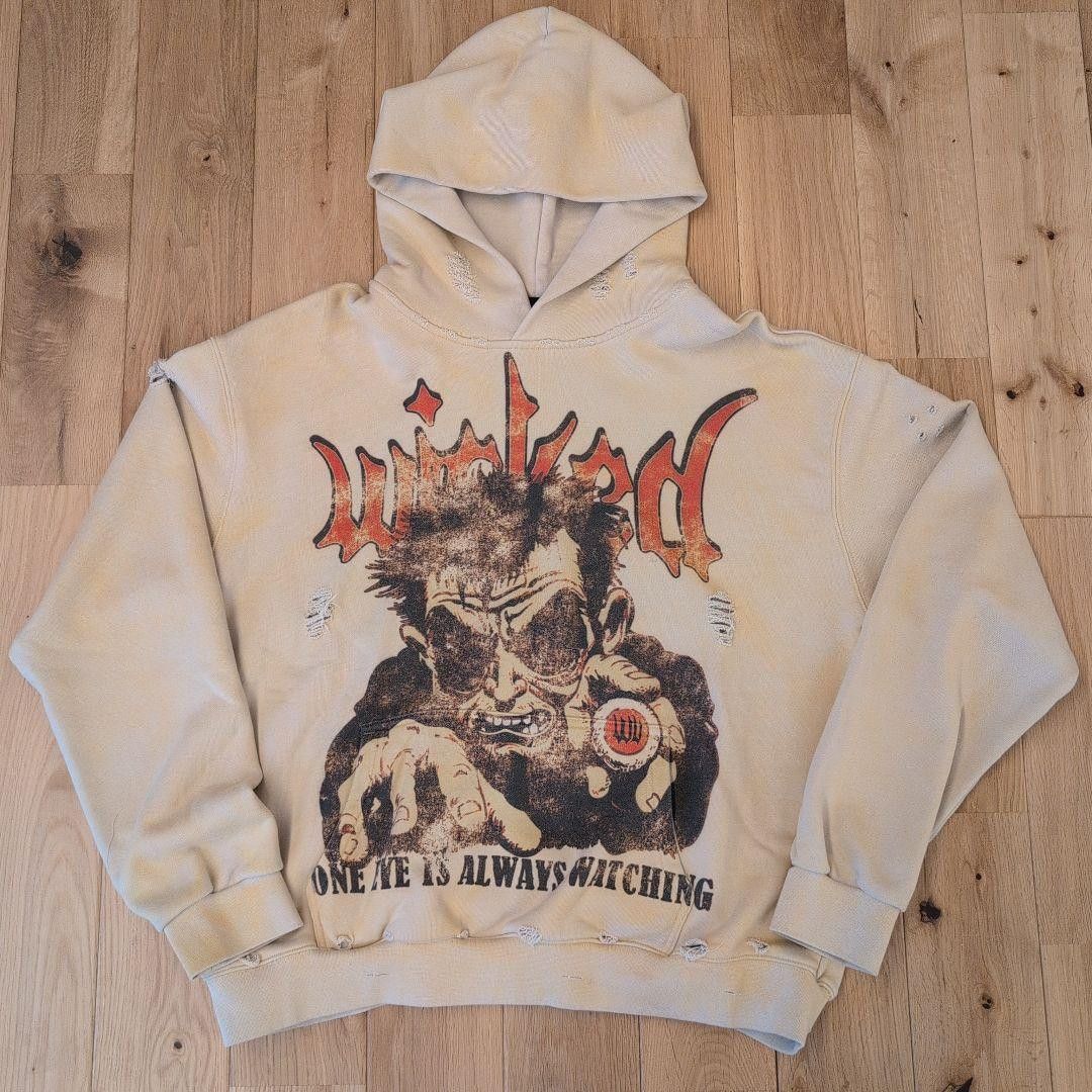 Other WICKED VALLEY “Forever Wicked” Hoodie – L – Cream Size US L / EU 52-54 / 3 - 13 Thumbnail