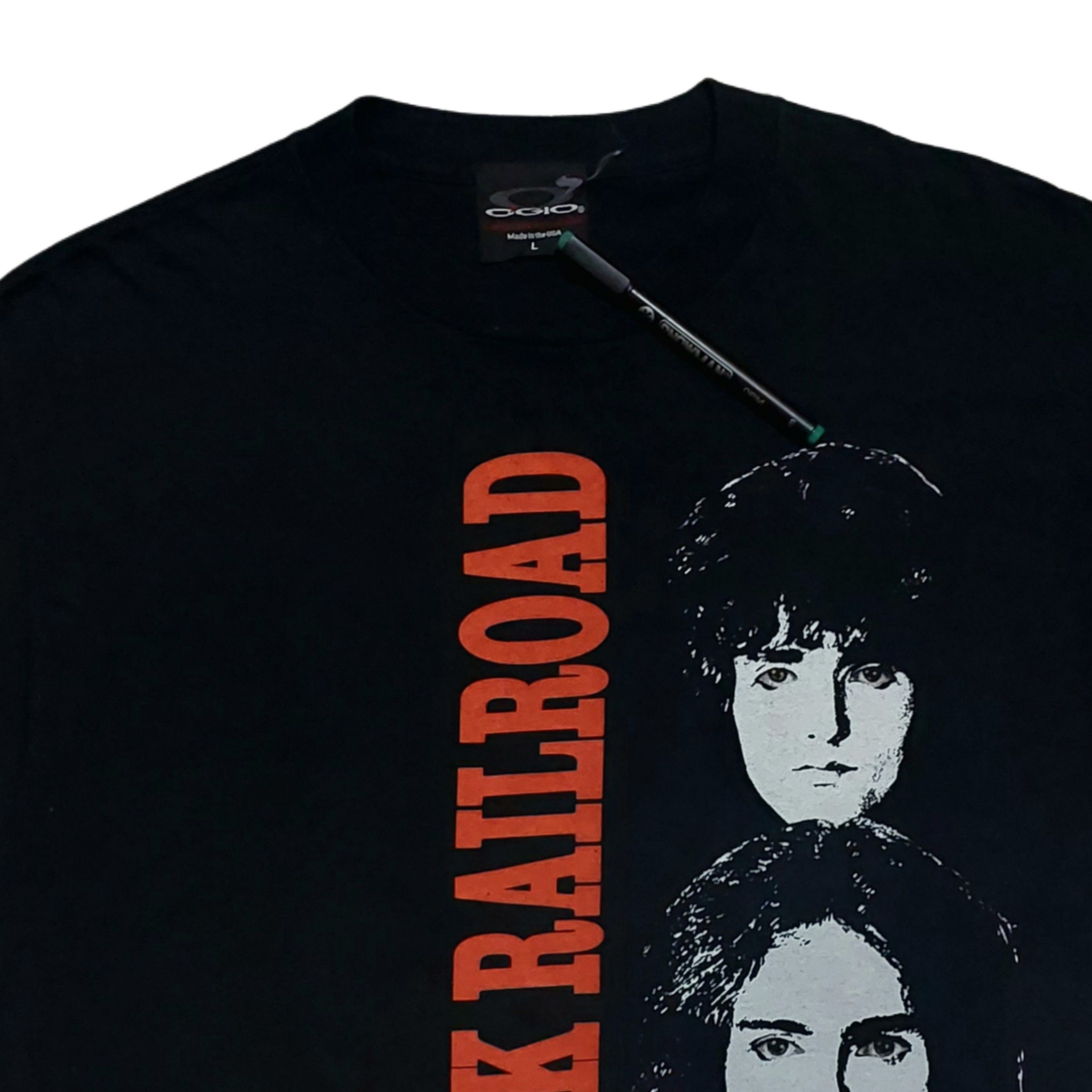 Band Tees Vintage 90's Grand Funk Railroad 'The American Band' Size US L / EU 52-54 / 3 - 3 Thumbnail