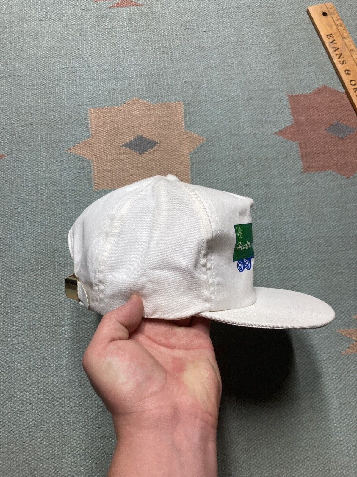Vintage VTG strapback hat health & safety GM UAW automobile truck Size ONE SIZE - 8 Thumbnail