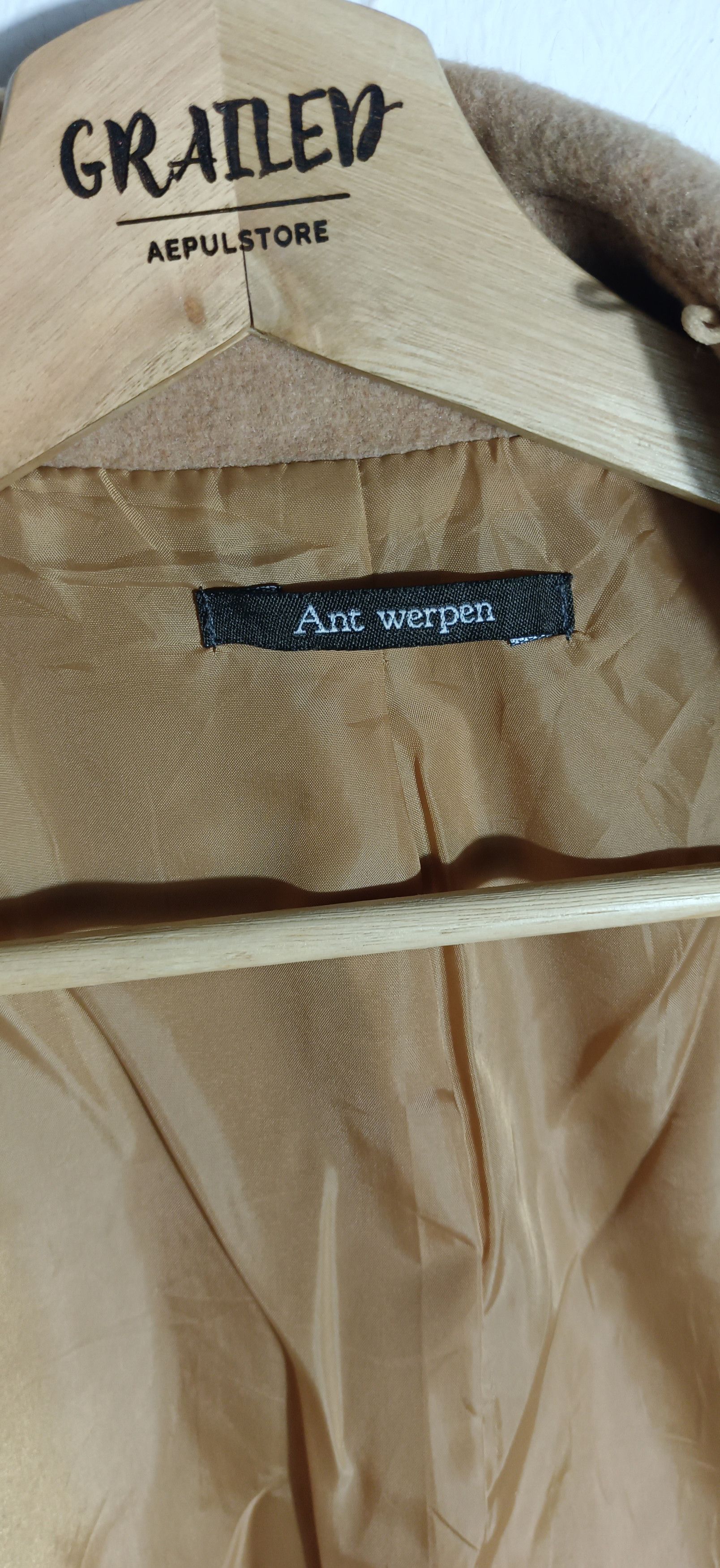 Designer × Japanese Brand Vintage 🔥 Ant Werpen Coat Winter Season Size XL / US 12-14 / IT 48-50 - 5 Thumbnail
