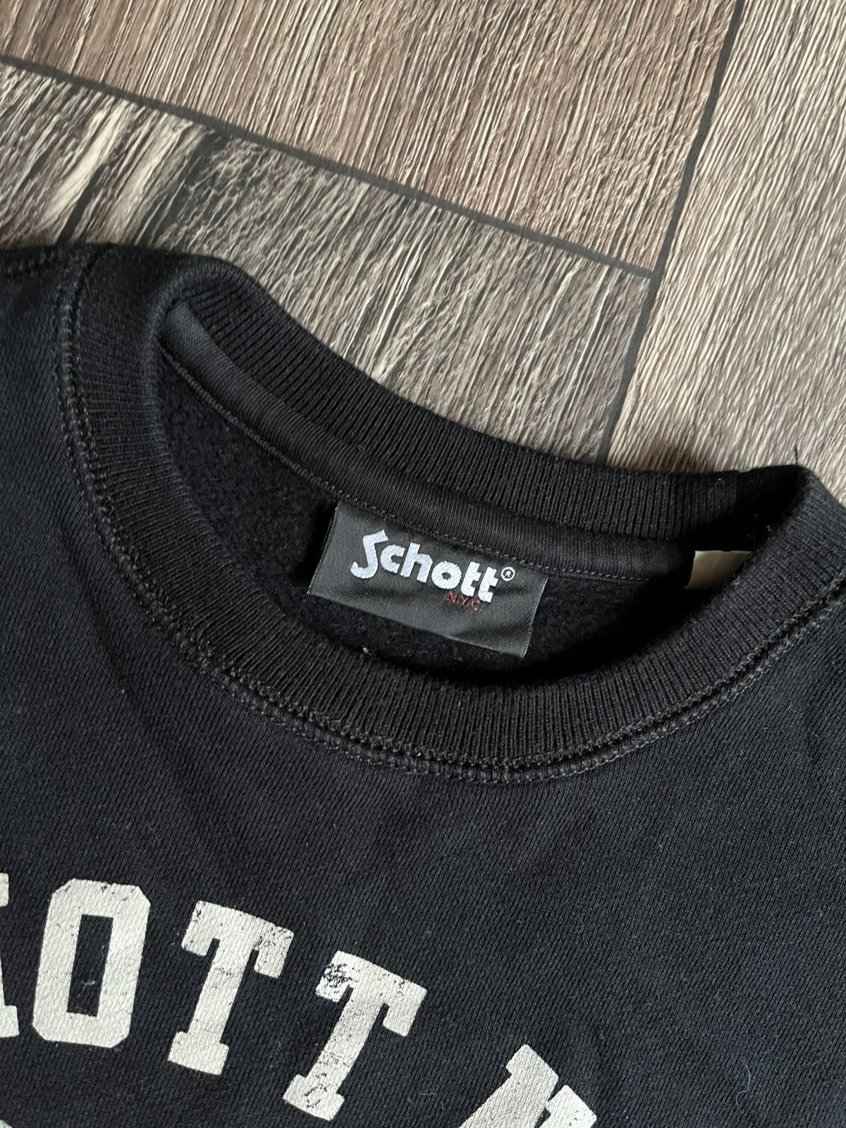 Schott Vintage Schott NYC Logo Sweatshirt Size S Size US S / EU 44-46 / 1 - 3 Thumbnail