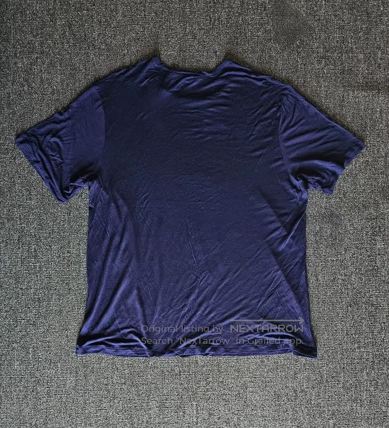 Saint Laurent Paris Saint Laurent Paris Navy Blue Short Sleeve T-Shirt i Size US XXL / EU 58 / 5 - 5 Thumbnail