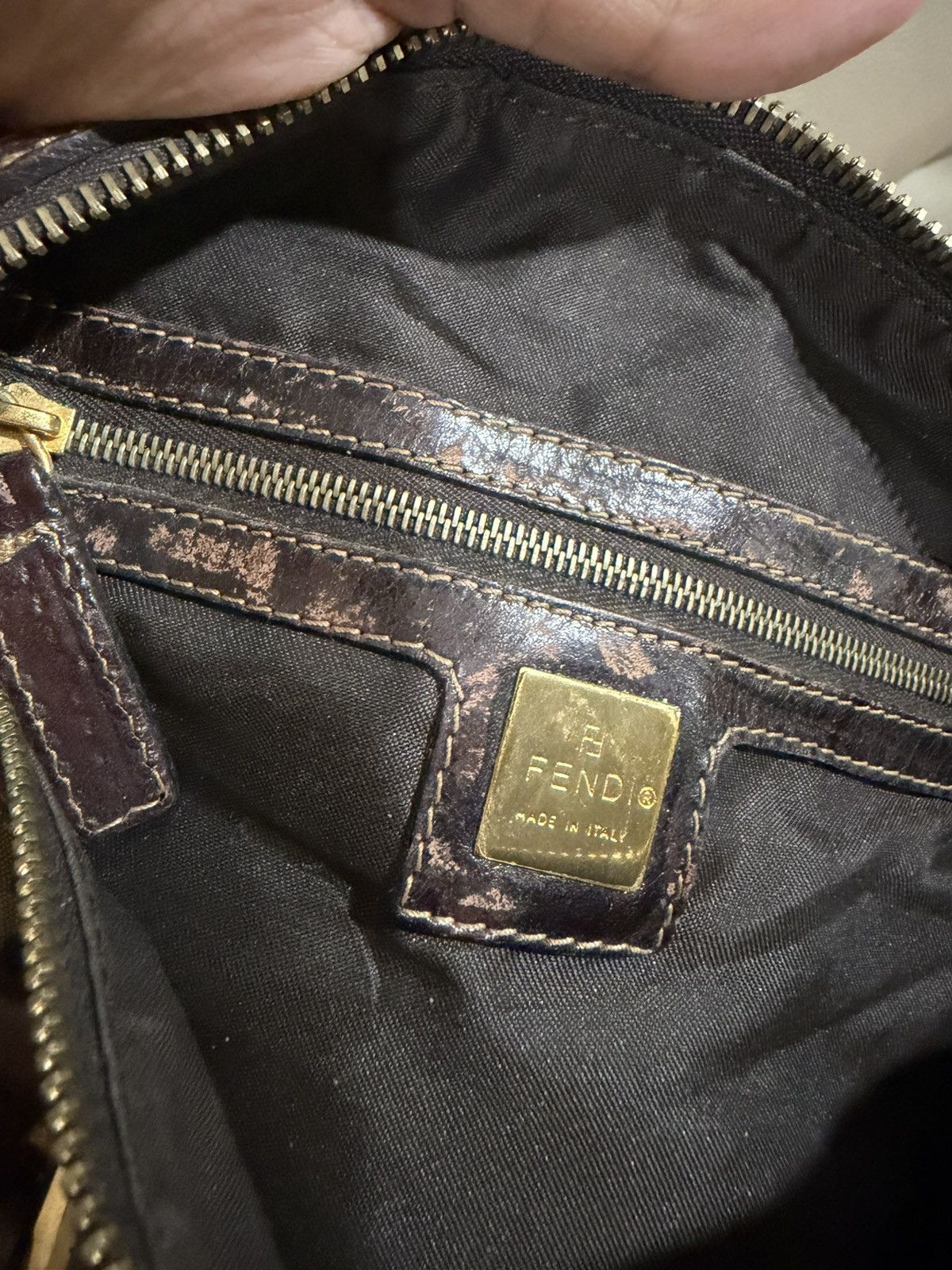 Fendi Authentic Fendi Zucca Crystal Boston Hand Bag Size ONE SIZE - 20 Thumbnail