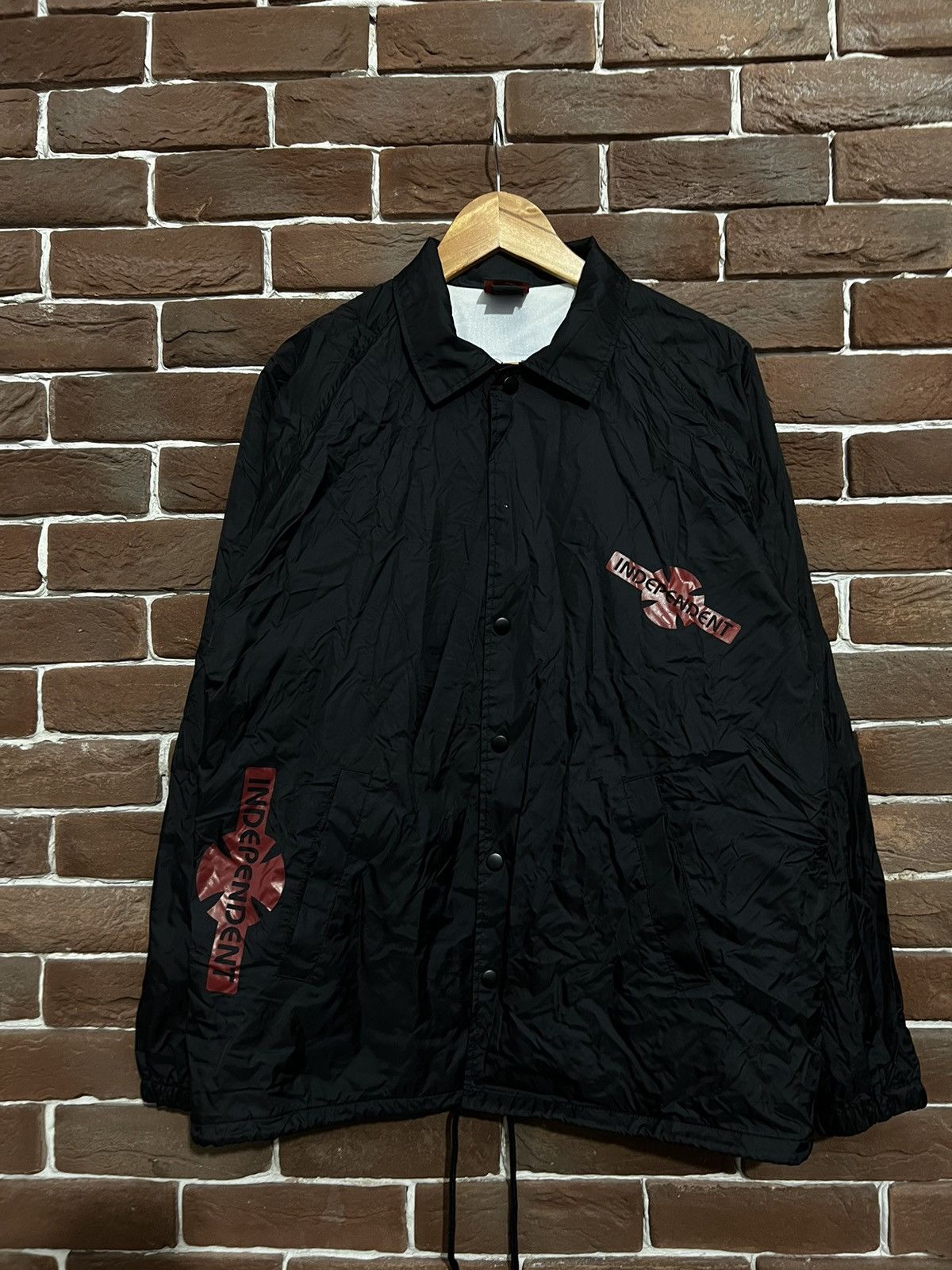 Independent Truck Co. Vintage Y2k Independent Skate Jacket Classic Logo Streetwear Size US M / EU 48-50 / 2 - 1 Thumbnail