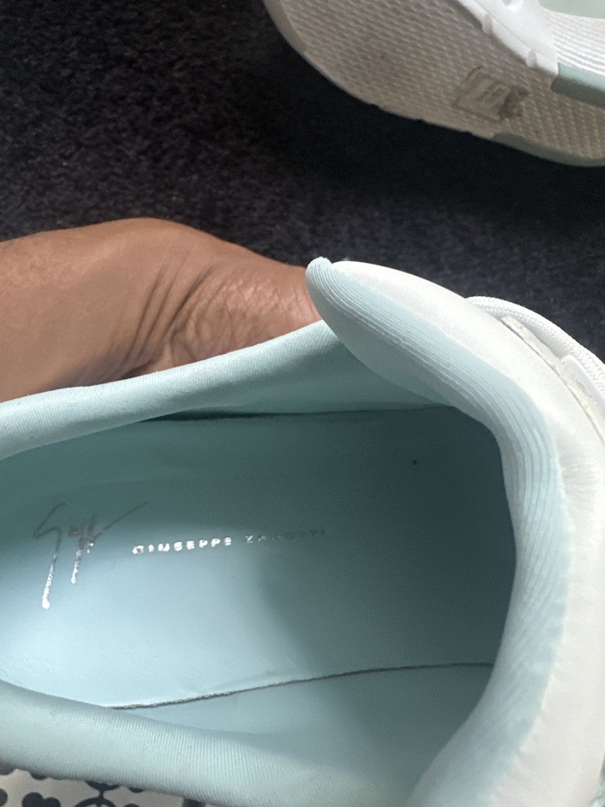 Designer × Giuseppe Zanotti GIUSEPPE ZANOTTI | Sky blue Men's Sneakers Size US 11 / EU 44 - 8 Thumbnail