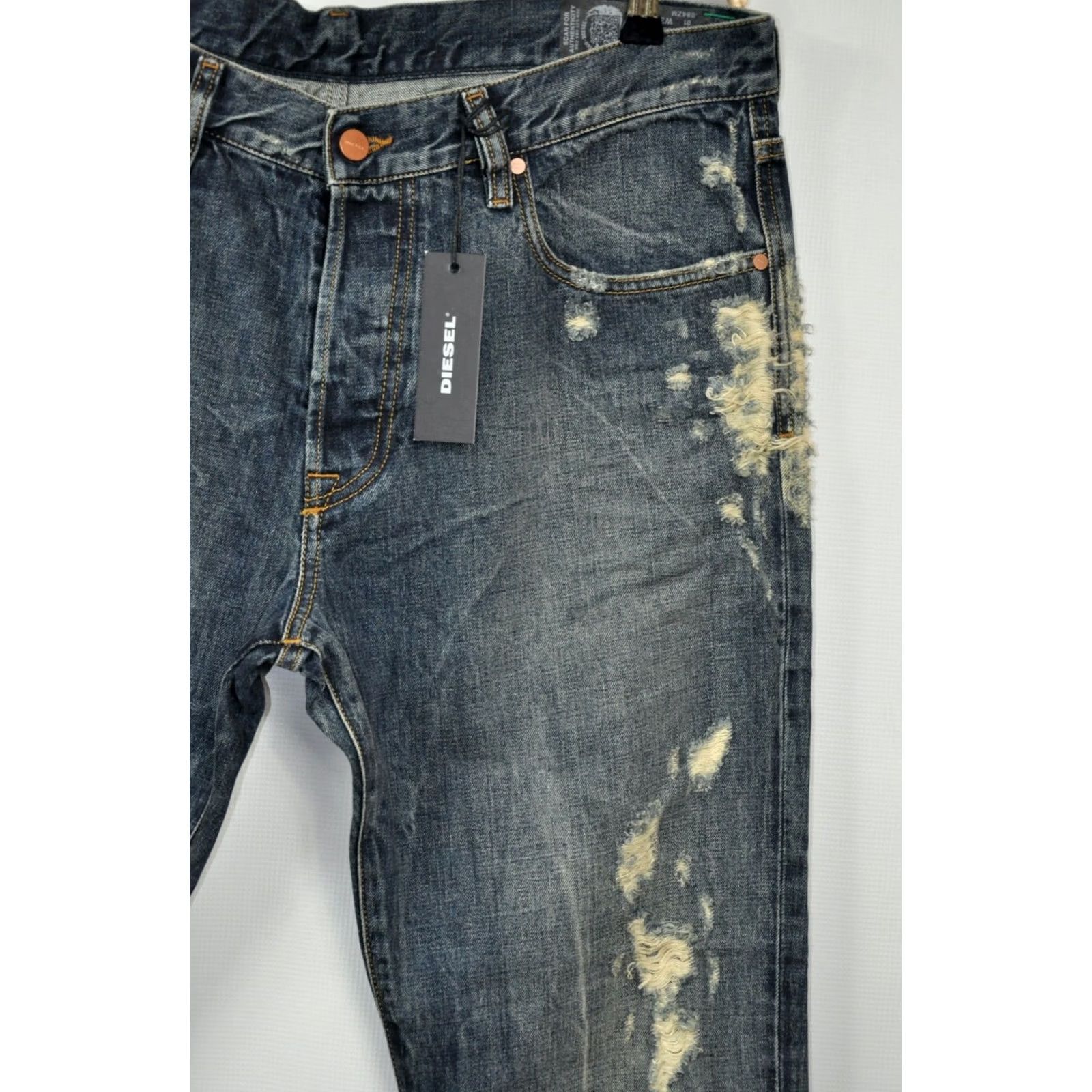 Diesel Diesel Mharky Slim Skinny Jeans W36/L30 Size US 36 / EU 52 - 3 Thumbnail