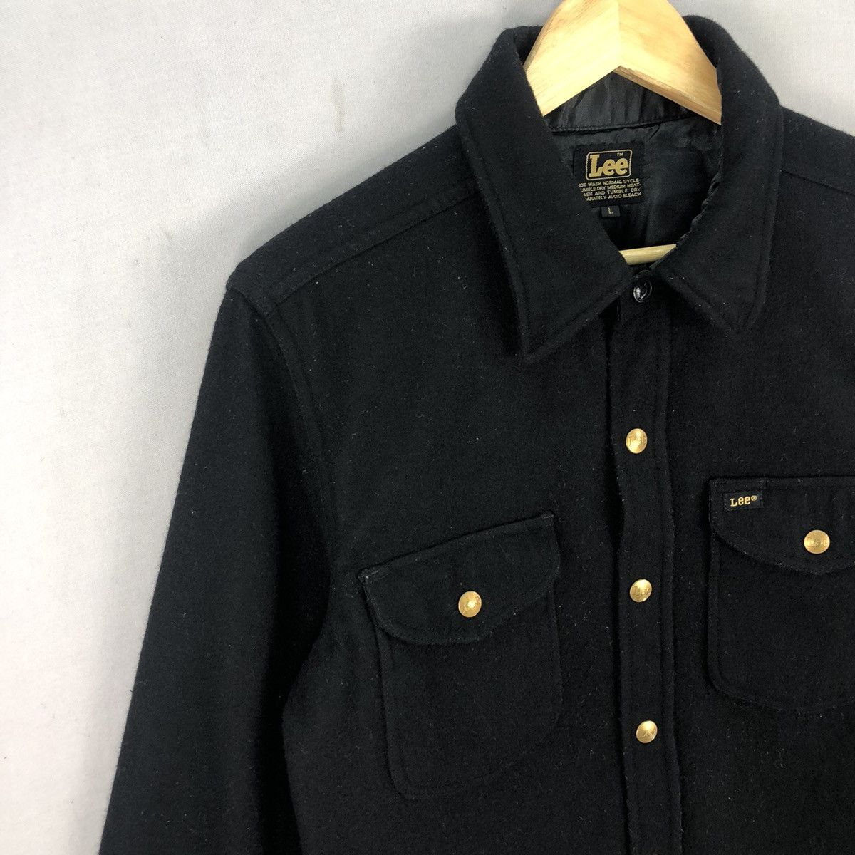 Lee Vintage 00’s Lee Button Up Wool Flannel Jacket Size US S / EU 44-46 / 1 - 2 Thumbnail
