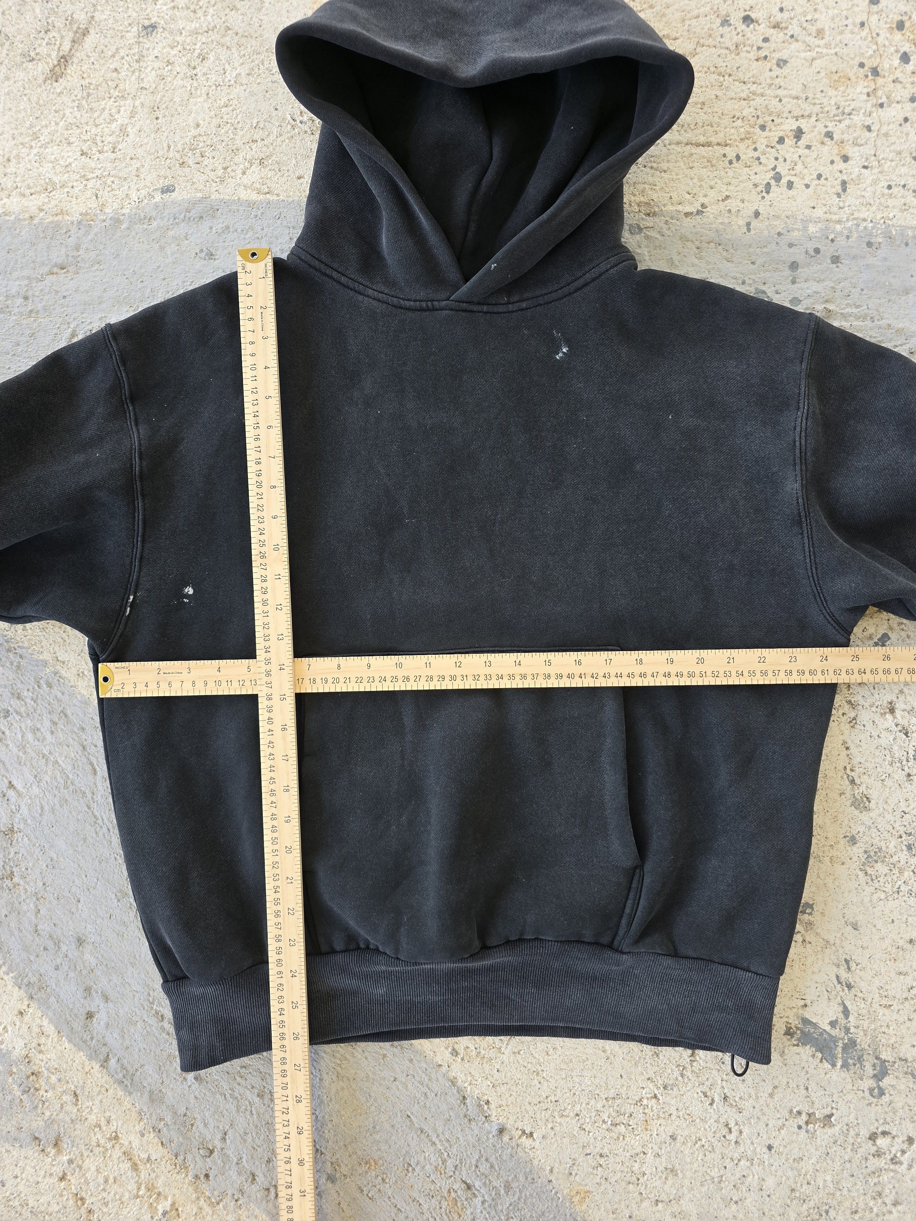 Humane Blanks Humane Blanks 1800 GSM Black Pullover Hoodie , Men Size US L / EU 52-54 / 3 - 2 Thumbnail