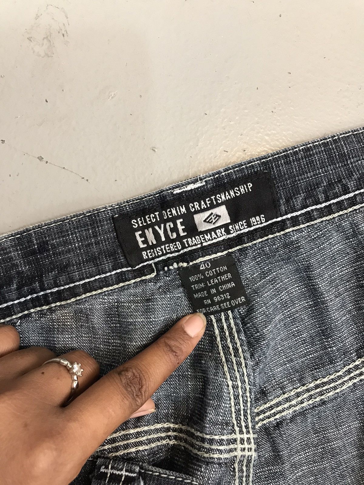 Enyce × Vintage Vintage enyce logo embroidered denim Size US 40 / EU 56 - 7 Thumbnail