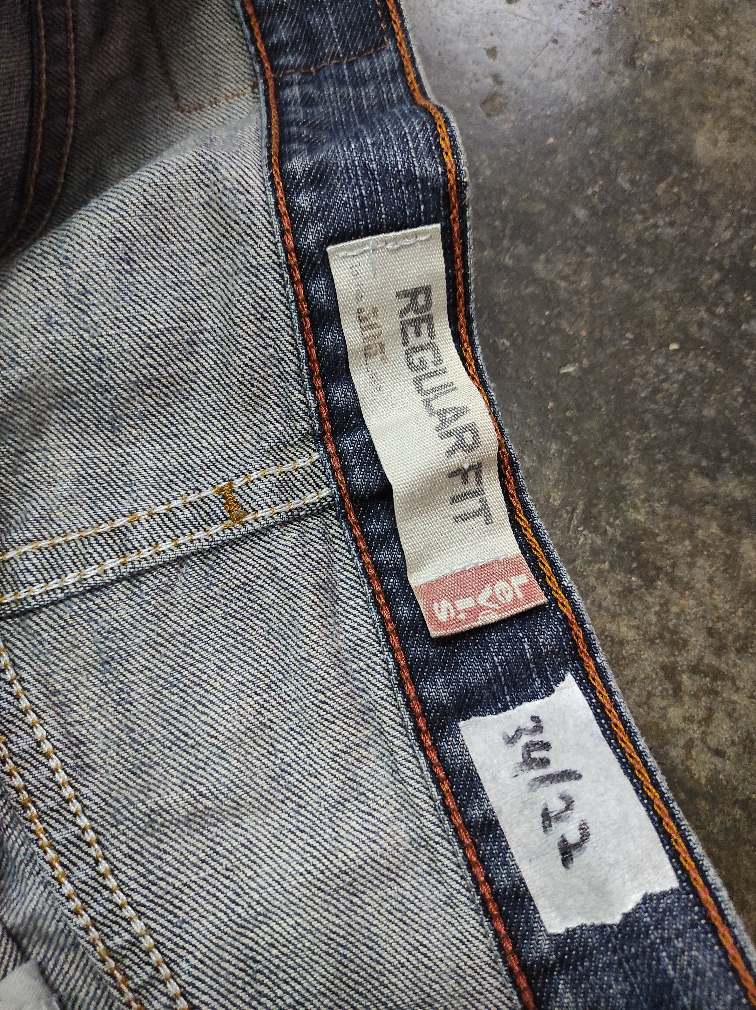 LVC × Levi's Vintage Clothing 505 DISTRESSED LEVIS REGULAR FIT DENIM JEANS Size US 34 / EU 50 - 8 Thumbnail