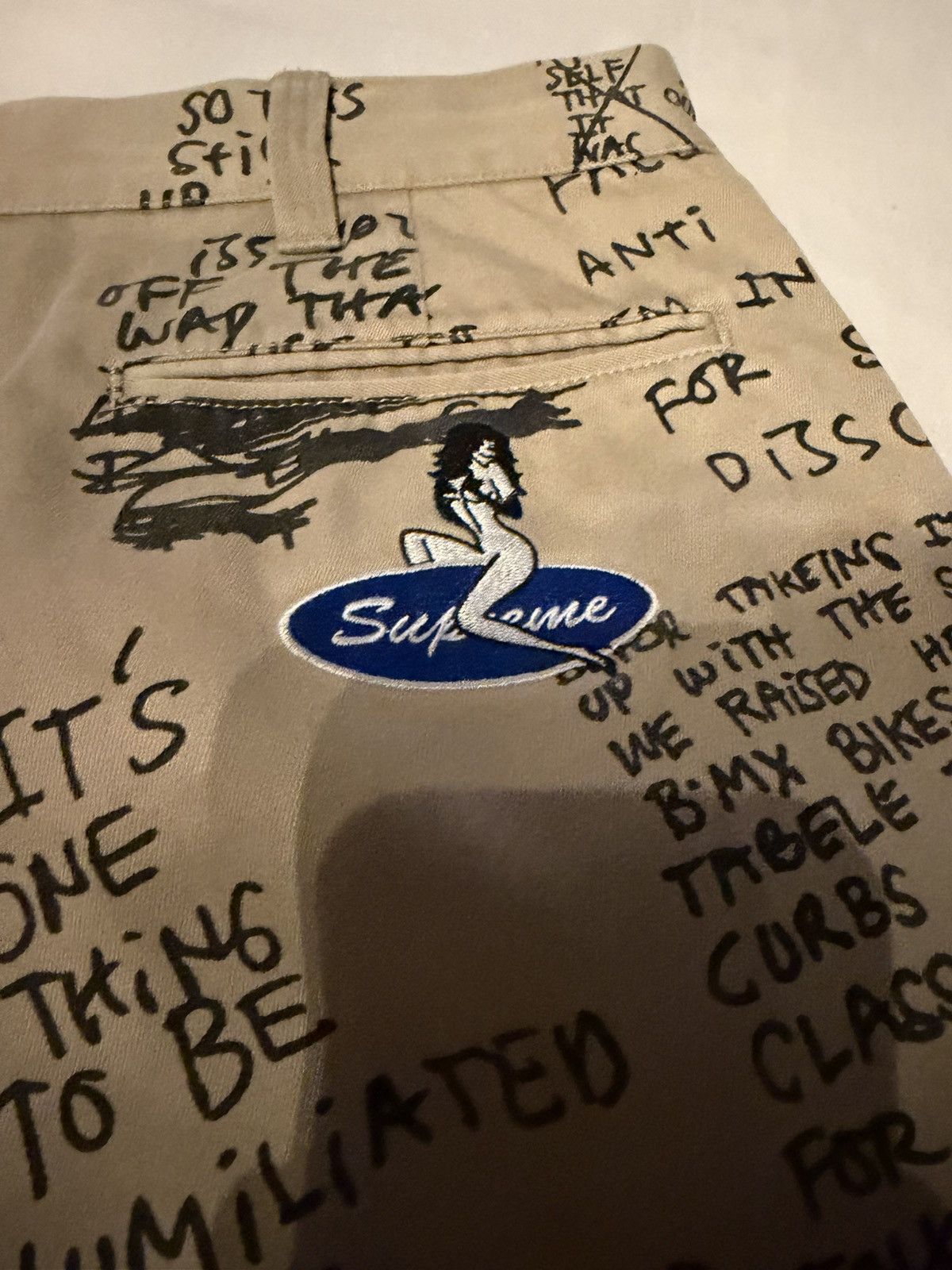 Supreme RARE Supreme Graffiti Chinos Size US 36 / EU 52 - 6 Thumbnail