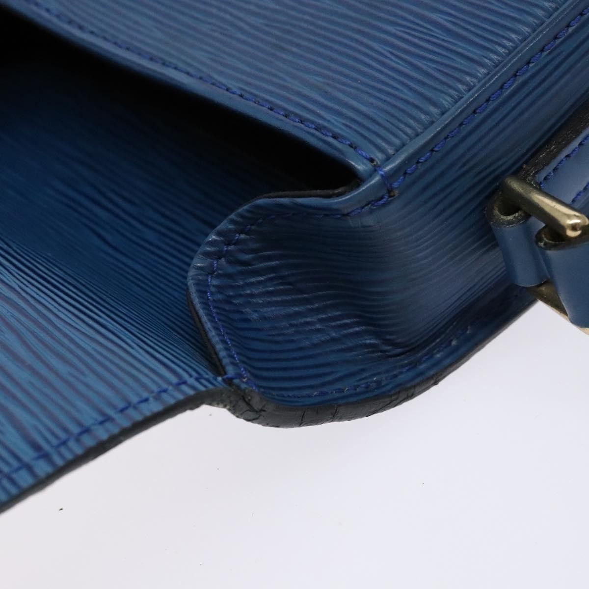 Louis Vuitton LOUIS VUITTON Epi Saint Cloud PM Shoulder Bag Blue M52195 Size ONE SIZE - 9 Thumbnail