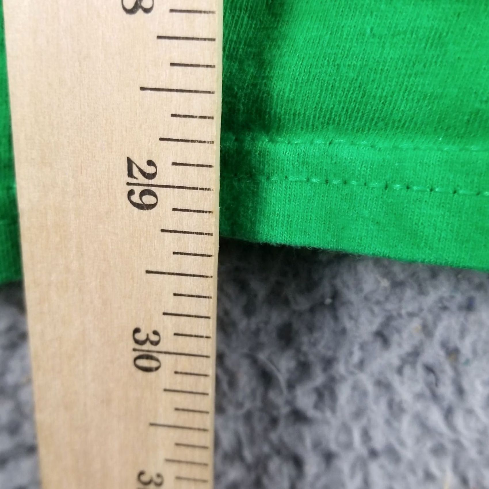 Fruit Of The Loom St. Patrick's Day Shirt Adult 2XL Green Cotton T-Shirt Logo Holiday Mens My only Green Tee Flaw Vintage No Size US XXL / EU 58 / 5 - 6 Thumbnail