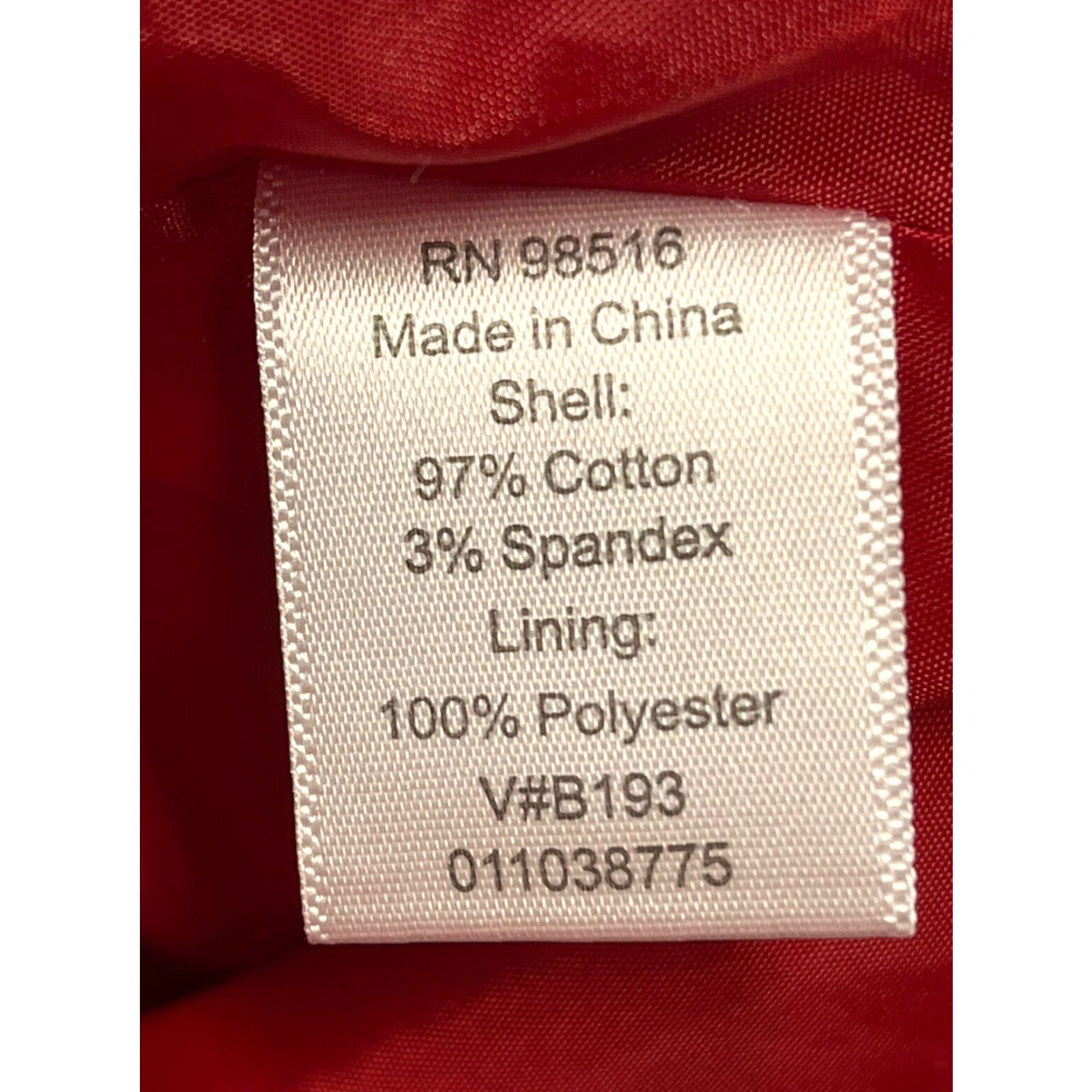 Coldwater Creek Coldwater Creek Jacket Womens 1X Plus Red Lined Button Mock Neck Knit Size XL / US 12-14 / IT 48-50 - 5 Thumbnail