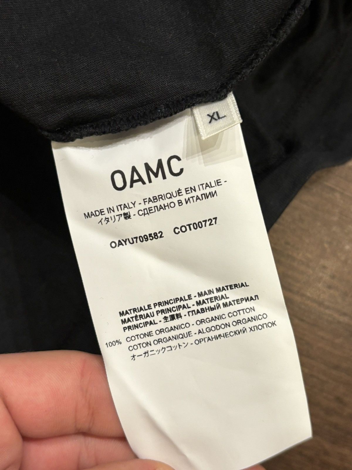 Fragment Design Fragment X OAMC Tee Size US XL / EU 56 / 4 - 4 Thumbnail