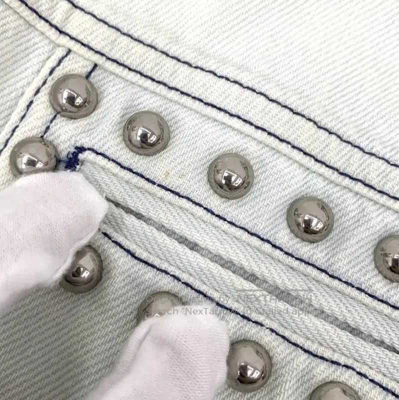 Louis Vuitton Louis Vuitton Light Blue Cotton Dress for Women . Size S / US 4 / IT 40 - 9 Thumbnail