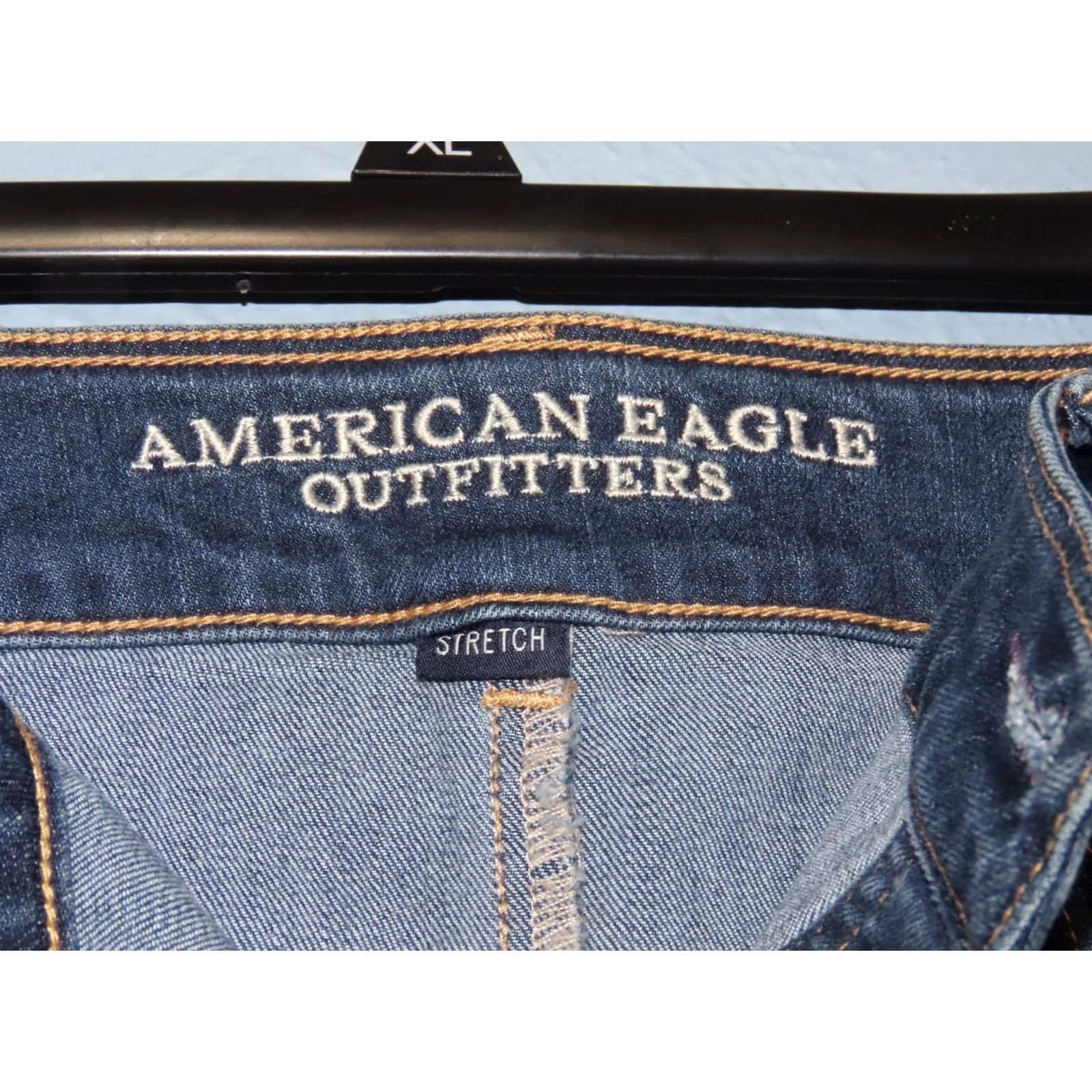 American Eagle Outfitters American Eagle Denim Mini Skirt Blue Button - 2 Pocket Size 26" / US 2 / IT 38 - 3 Thumbnail