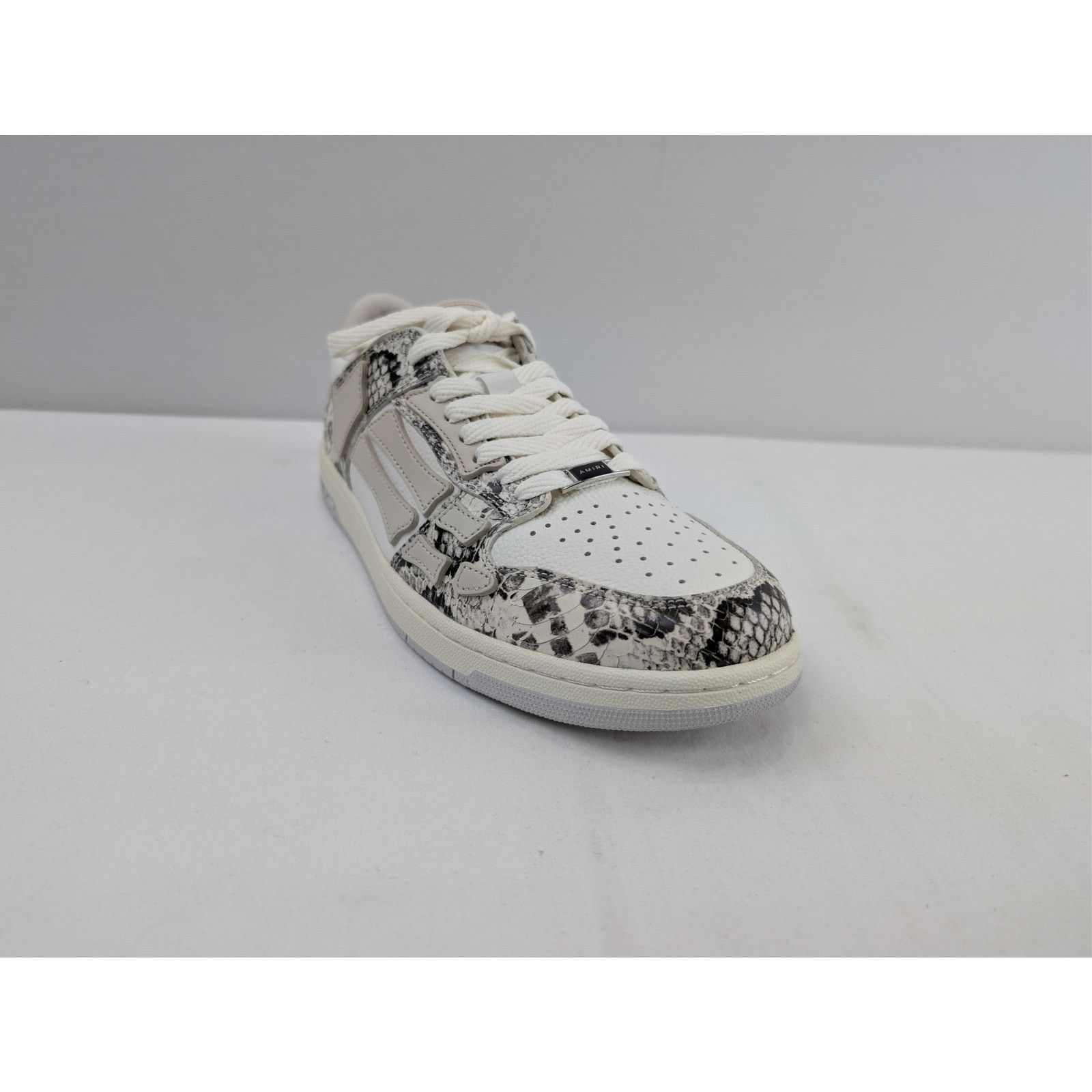 Amiri o1rshd1 Snake Skeleton Top Low Sneakers in Alabaster Size US 8 / EU 41 - 2 Thumbnail