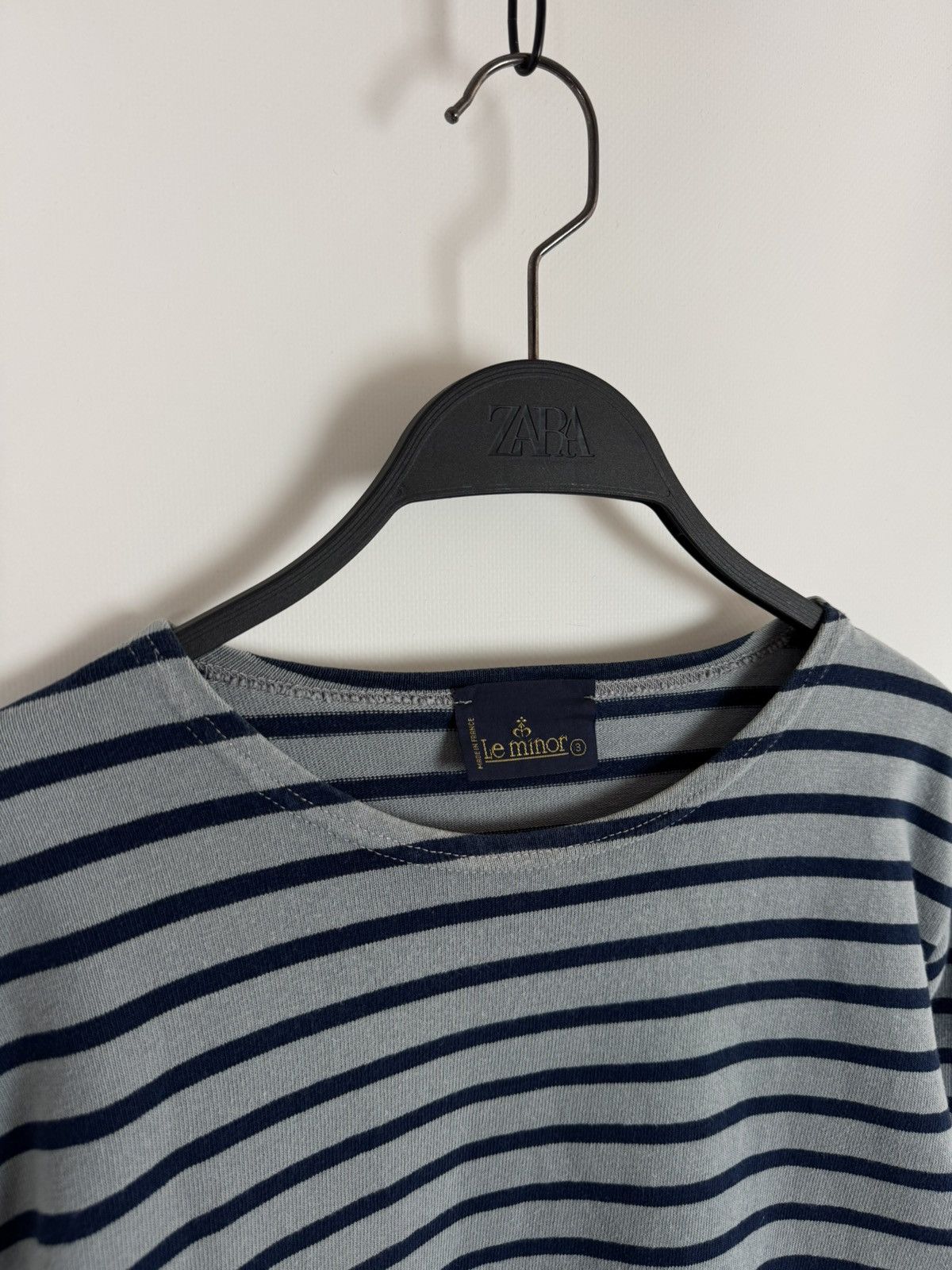 Vintage 1990’s Vintage Le Minor Striped Long Sleeve T-Shirt Size US M / EU 48-50 / 2 - 3 Thumbnail