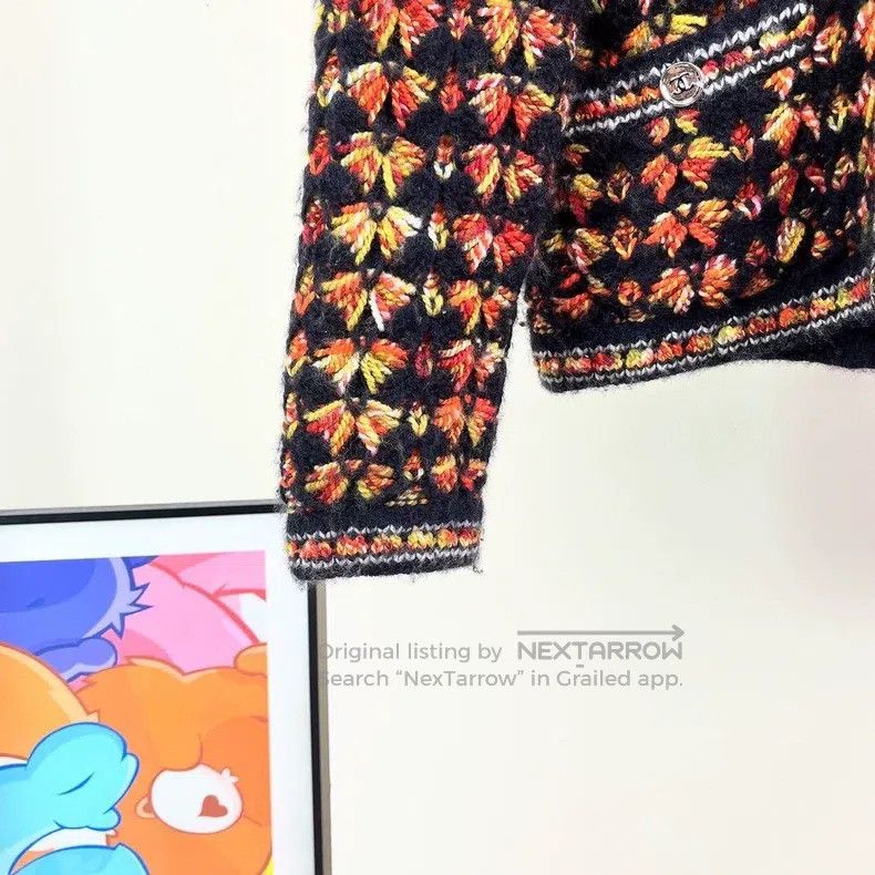 Chanel Chanel 23A High-end Handicraft Workshop Knitted Cardigan c Size XXS / US 00 / IT 34 - 5 Thumbnail