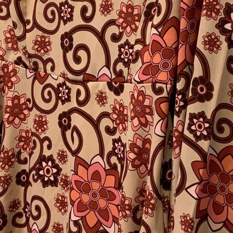 Forever 21 Forever 21 Womens Small Polyester Floral Fit Flare Dress Size S / US 4 / IT 40 - 3 Thumbnail
