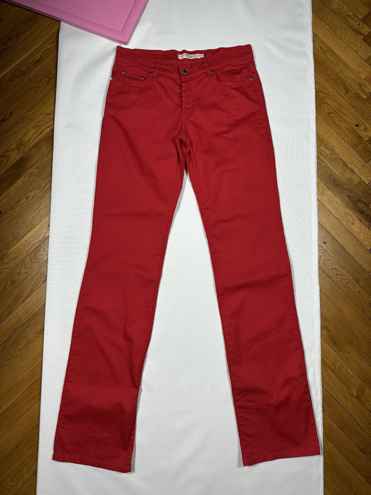 RED Valentino Red Valentino Jeans Pants Classic Basic Logo Slim Straight Size 27" / US 4 / IT 40 - 3 Thumbnail