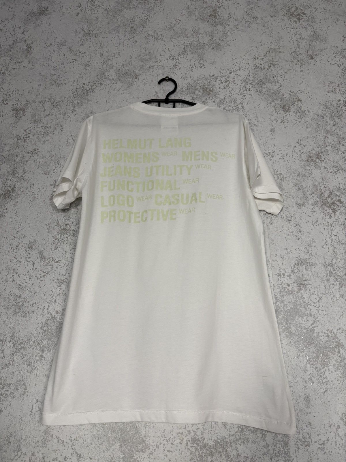 Helmut Lang Helmut Lang Archive Utility Back Logo Print T Shirt Rare Size US M / EU 48-50 / 2 - 2 Thumbnail