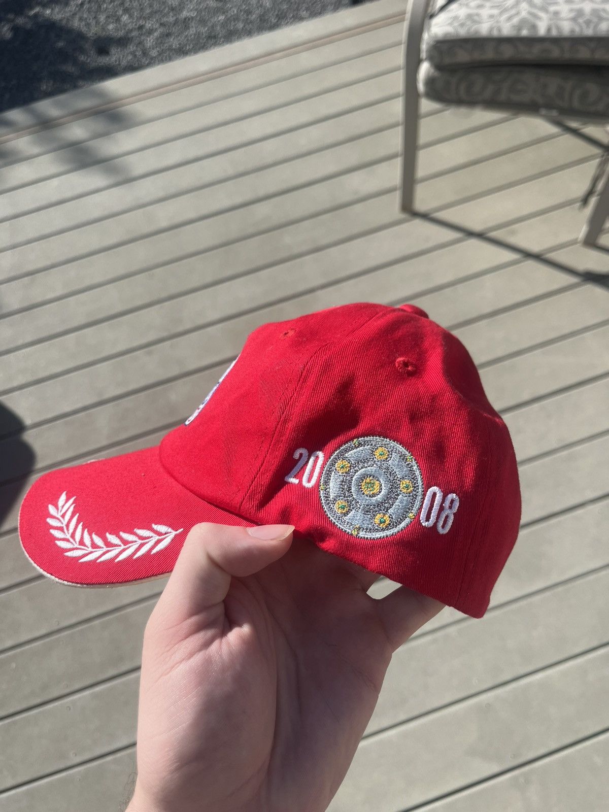 Vintage Vintage Bayern Munich FC Bundesliga Red/White Strapback Hat Size ONE SIZE - 2 Thumbnail
