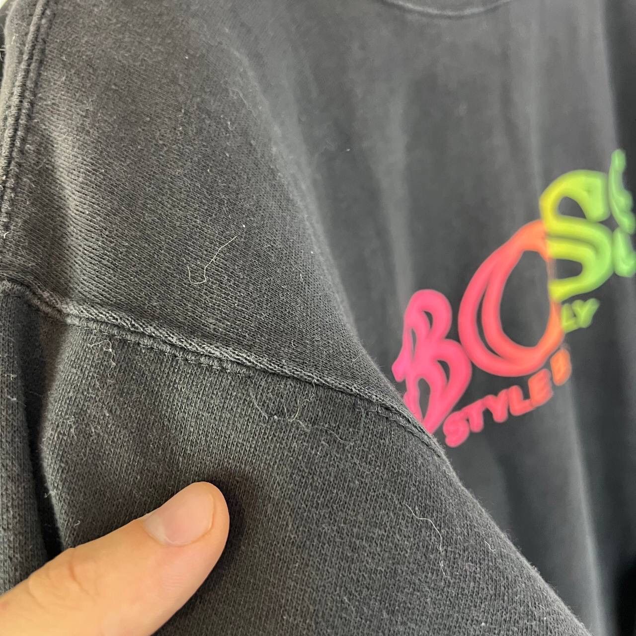 Hugo Boss Crazy The Boss New Wave Boxy Fit Sweatshirt Y2K Skate Baggy Size US M / EU 48-50 / 2 - 6 Thumbnail