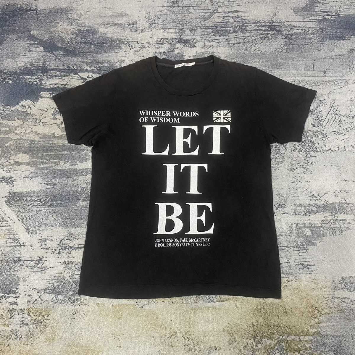 Band Tees × Japanese Brand Vintage Y2K Album Let It be John Lennon by Uniqlo Size US L / EU 52-54 / 3 - 1 Thumbnail