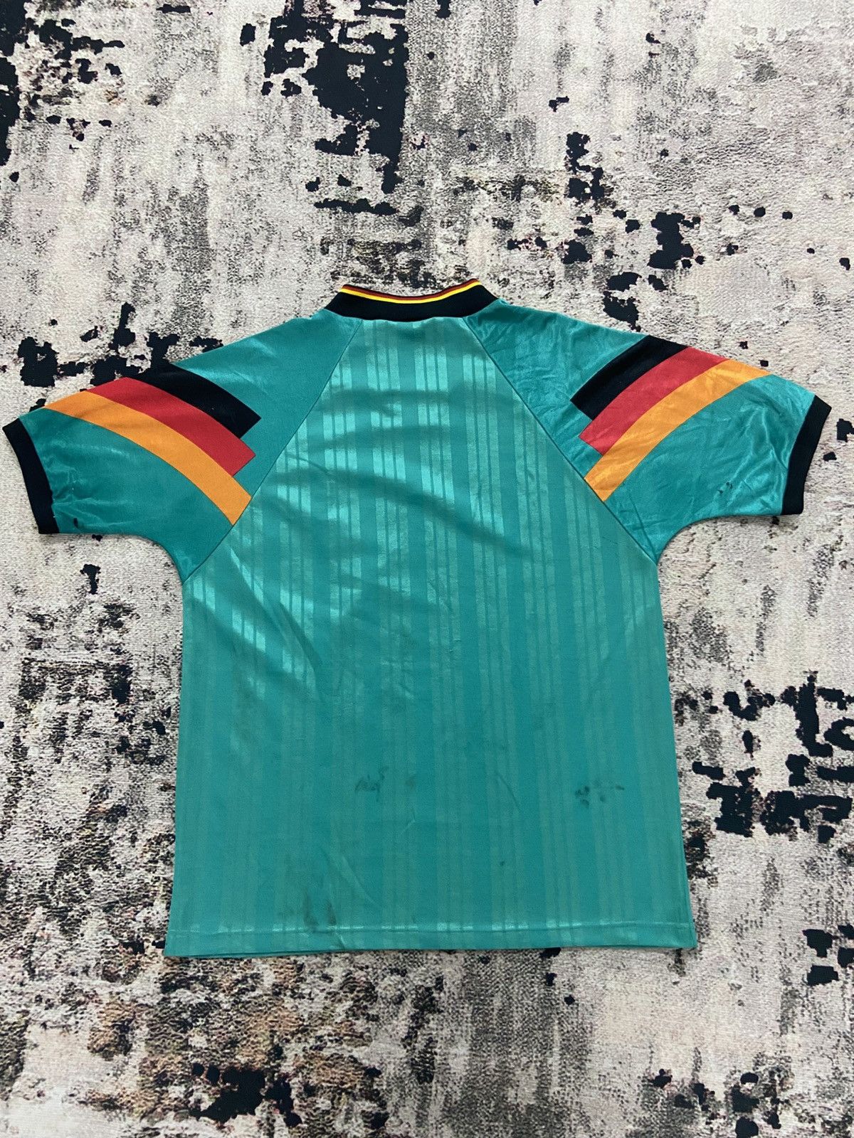 Adidas Vintage 1992 Germany Away Adidas Soccer Jersey Size US L / EU 52-54 / 3 - 5 Thumbnail