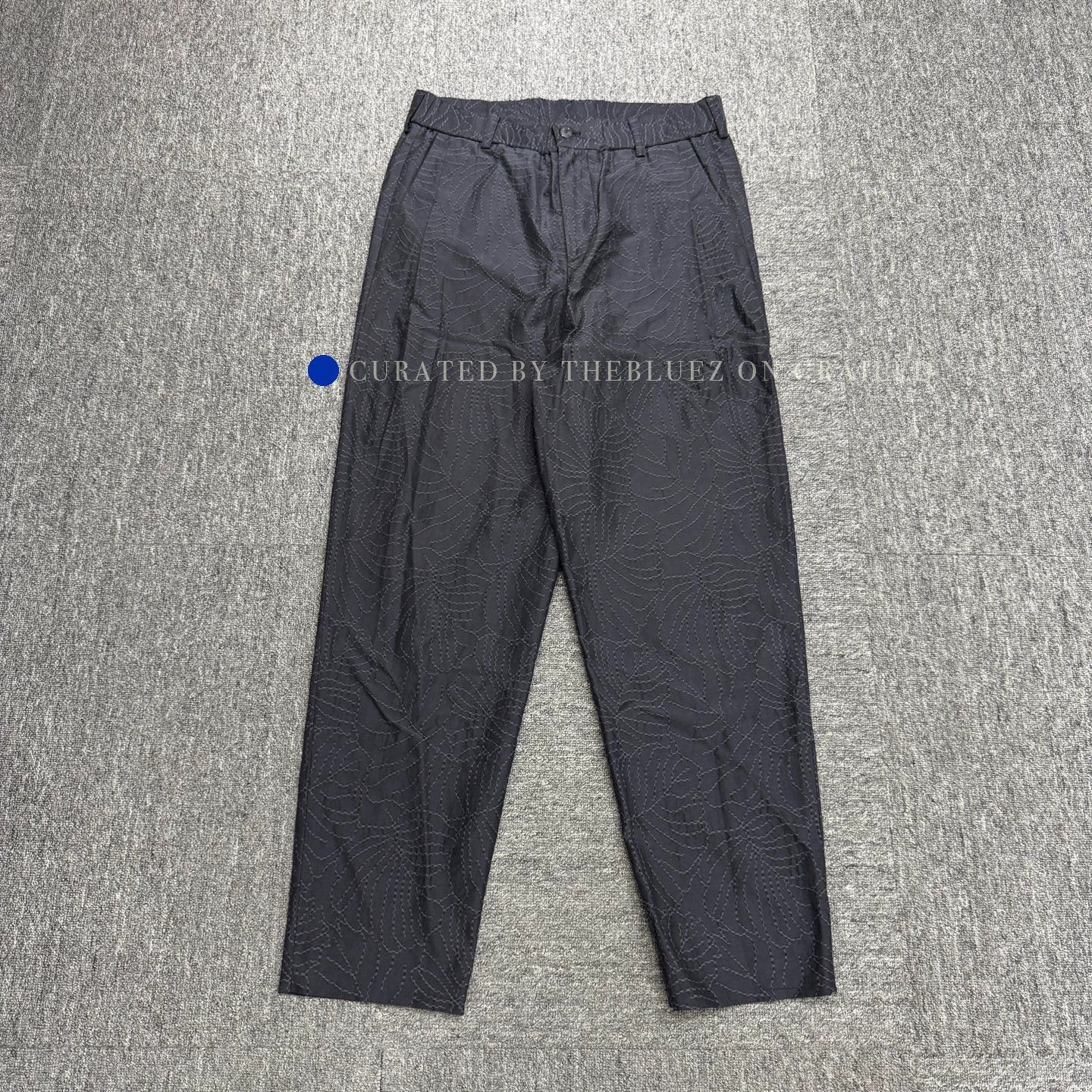Giorgio Armani Floral Embroidered Casual Pants Size US 32 / EU 48 - 1 Thumbnail