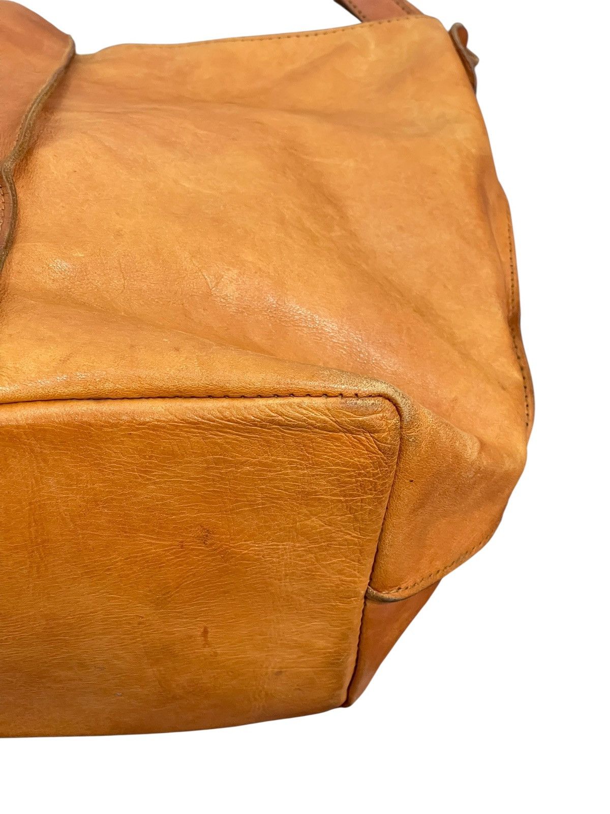 Leather Full Leather Patina Unknown Handmade Shoulder Bag 7🟩 Size ONE SIZE - 13 Thumbnail