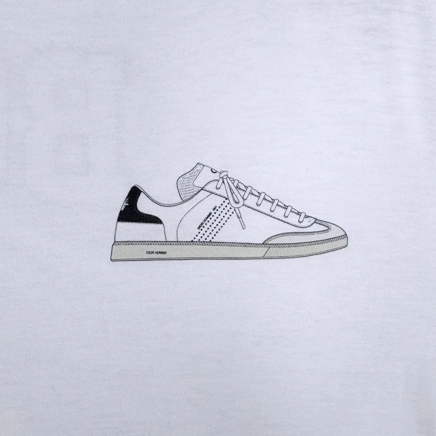 Dior Dior White Embroidered Bee Logo Short Sleeve Tee S Size US S / EU 44-46 / 1 - 4 Thumbnail