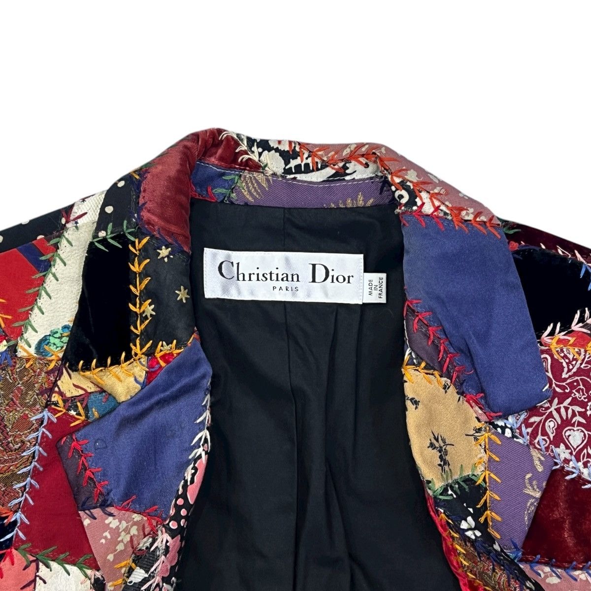 Dior Christian Dior 18AW Maria Grazia Chiuri Patchwork Jacket Size M / US 6-8 / IT 42-44 - 6 Thumbnail