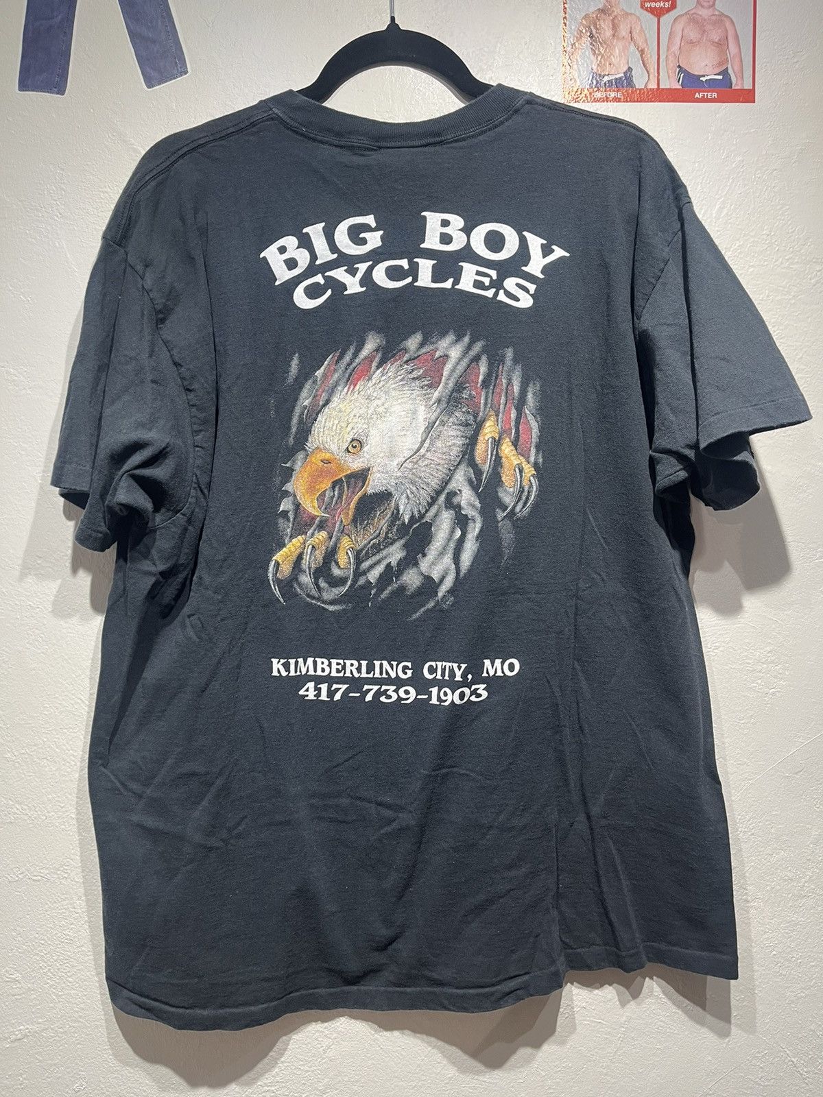 Harley Davidson × Vintage Vintage 3D Emblem style CMJ eagle tee Size US XL / EU 56 / 4 - 2 Thumbnail