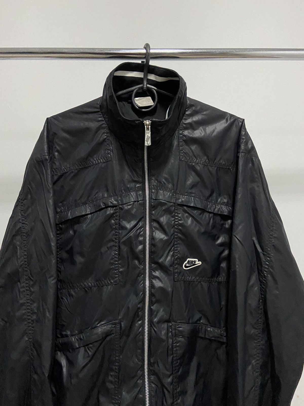 Nike × Vintage Nike Jacket Windbreaker Small Logo Nylon Zip Y2K Size US L / EU 52-54 / 3 - 2 Thumbnail