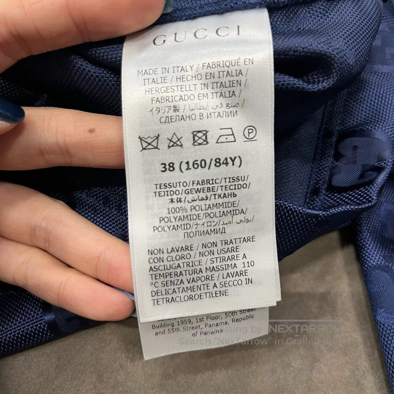 Gucci gucci blue printed half. Size US M / EU 48-50 / 2 - 4 Thumbnail