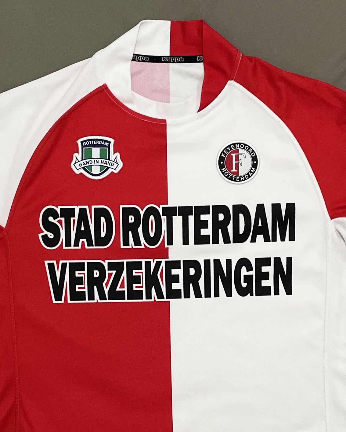 Kappa Feyenoord Home Kit 2003 2004 Size US XL / EU 56 / 4 - 3 Thumbnail