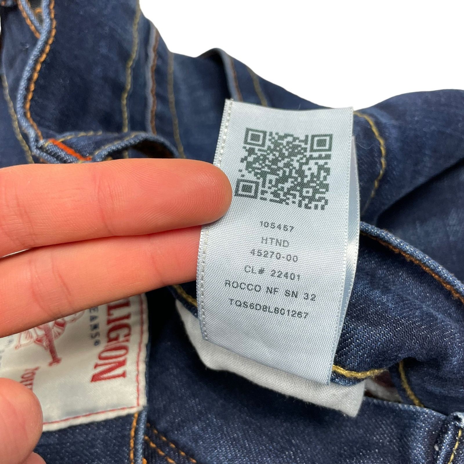 True Religion True Religion Rocco Men's Blue Denim Relaxed Skinny Jeans 32 Size US 32 / EU 48 - 10 Thumbnail