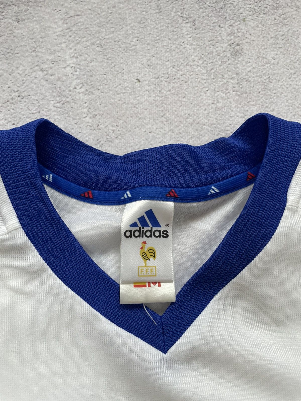 Adidas Adidas France National Team 2002-2004 Away Football Jersey Size US XL / EU 56 / 4 - 5 Thumbnail