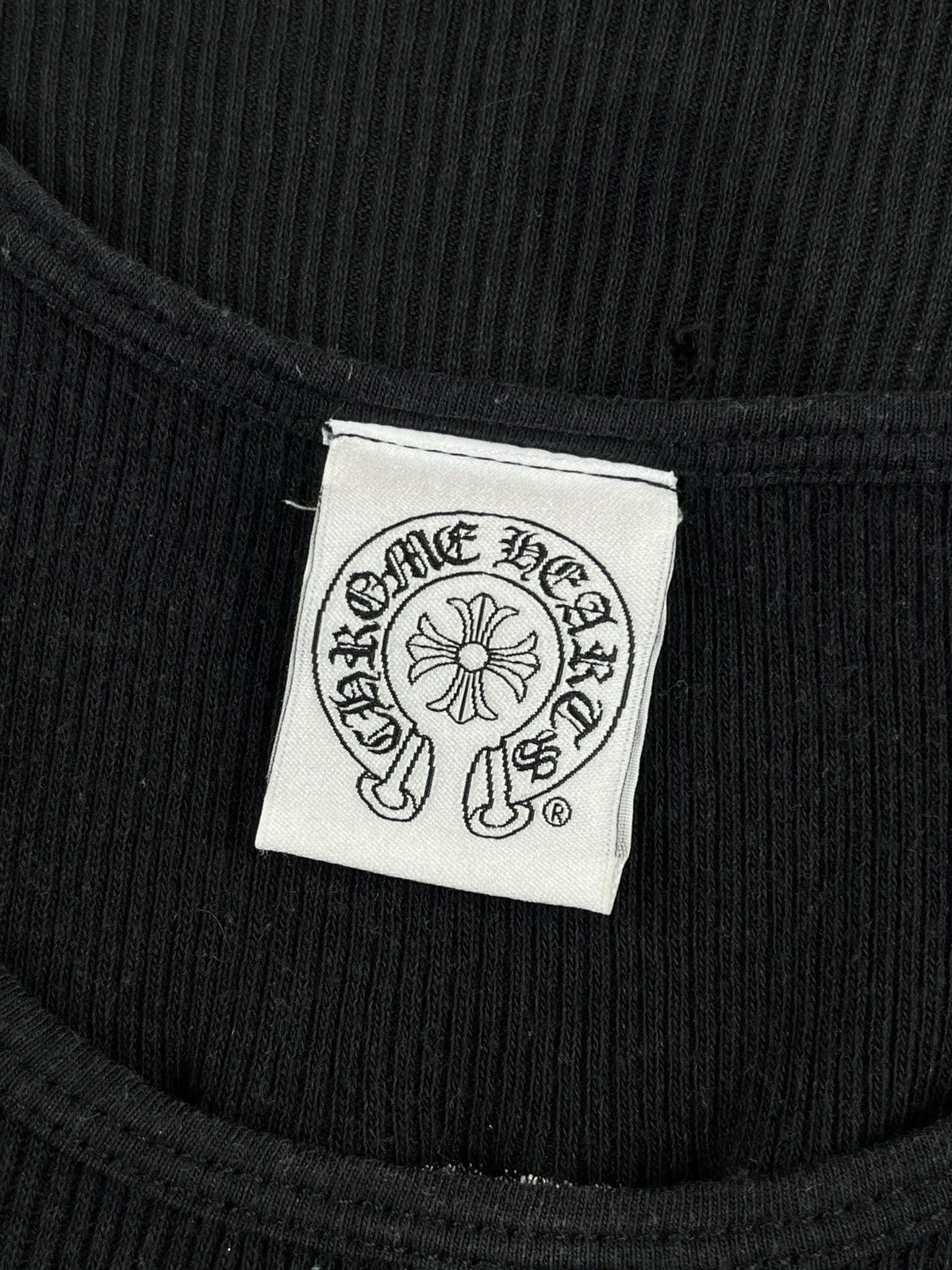 Chrome Hearts Chrome Hearts Vintage Fleur Scroll Logo Distressed Tank Top Size US S / EU 44-46 / 1 - 6 Thumbnail