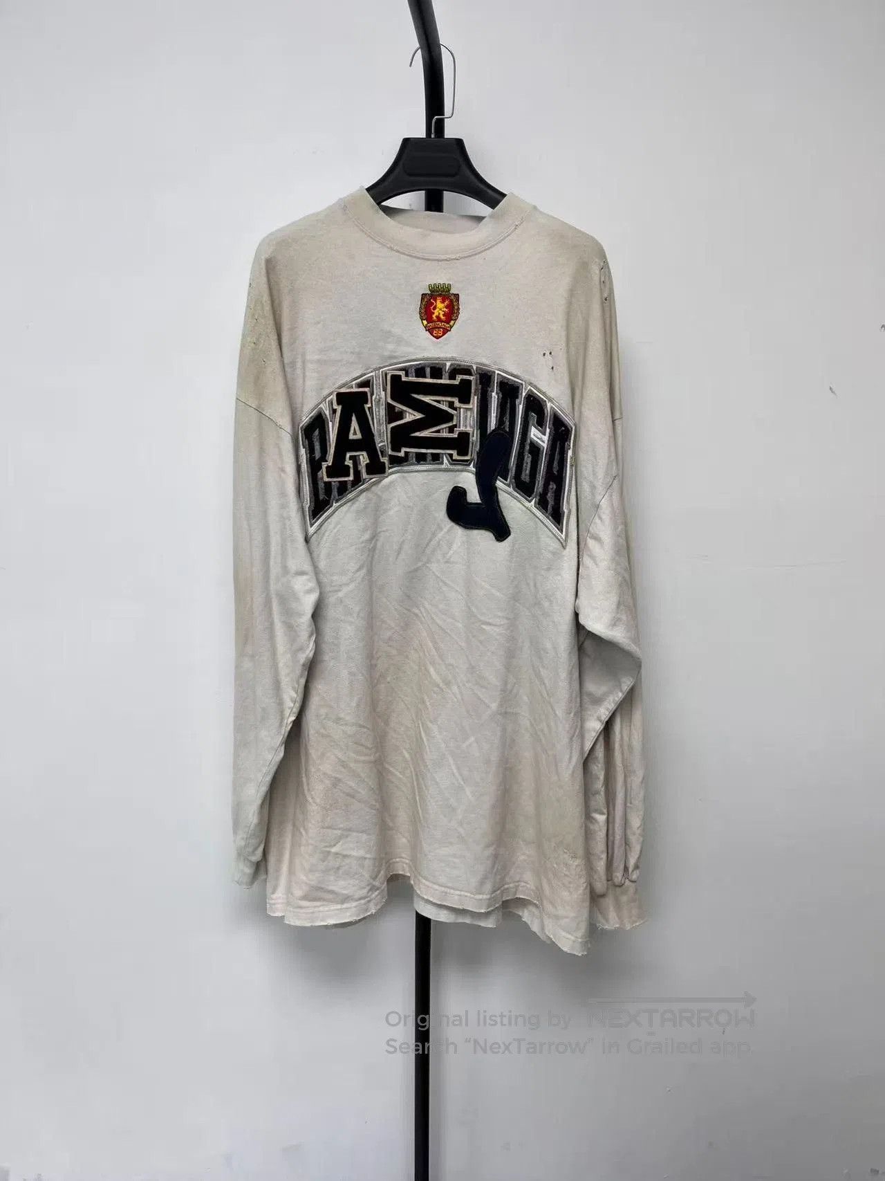 Balenciaga Balenciaga Crewneck Printed Long Sleeve T-Shirt. Size US L / EU 52-54 / 3 - 1 Thumbnail